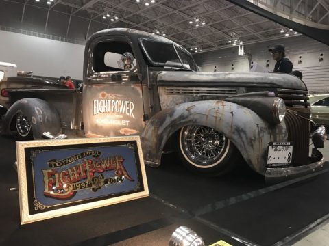 横浜　ホットロッドショー　2017　ムーンアイズ　カスタムカー　FORD